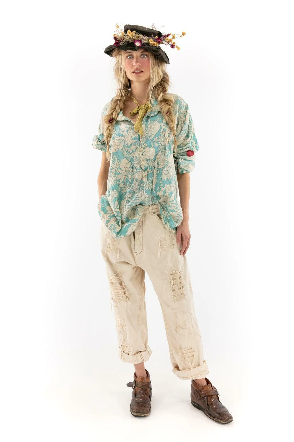 Blockprint Tora Shirt - Image 6