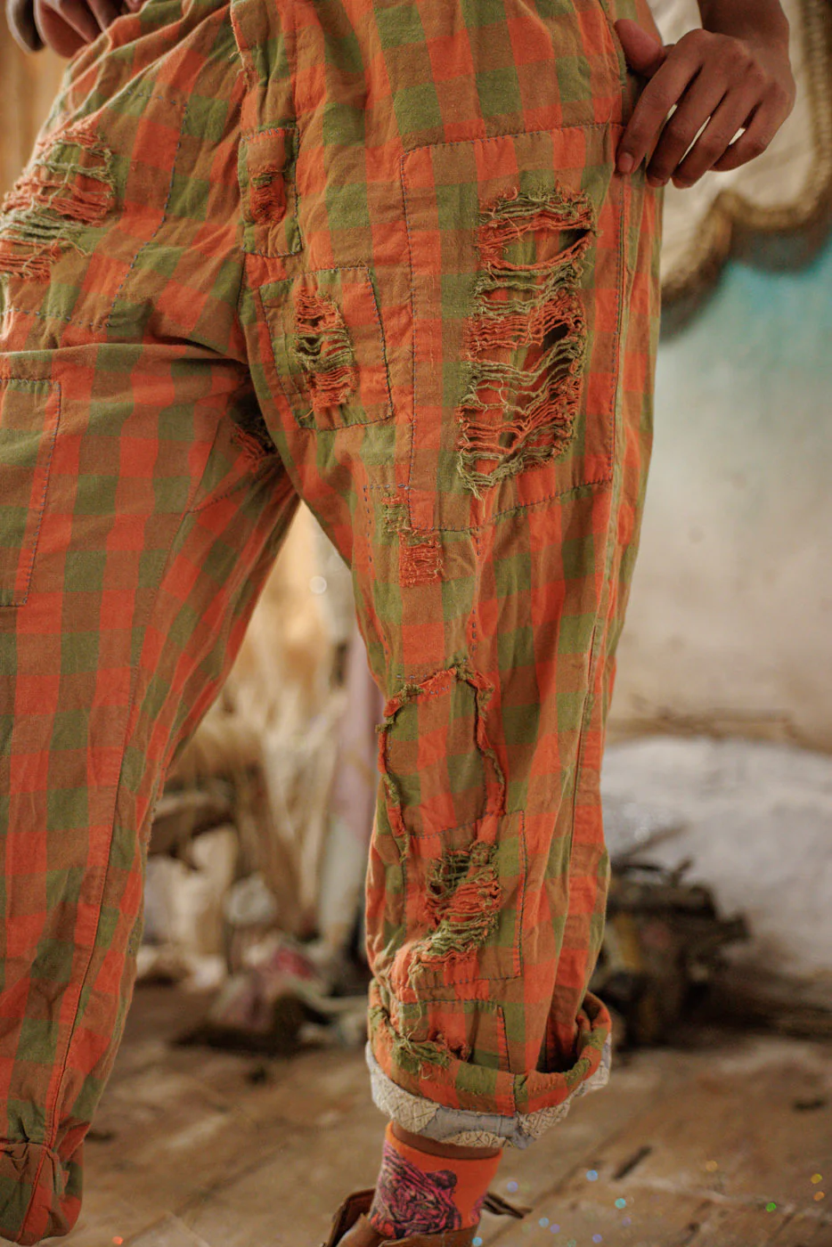 Check Charmie Trousers - Image 3