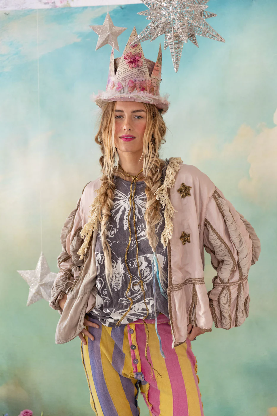 Silk Cropped Monique Jacket - Image 3