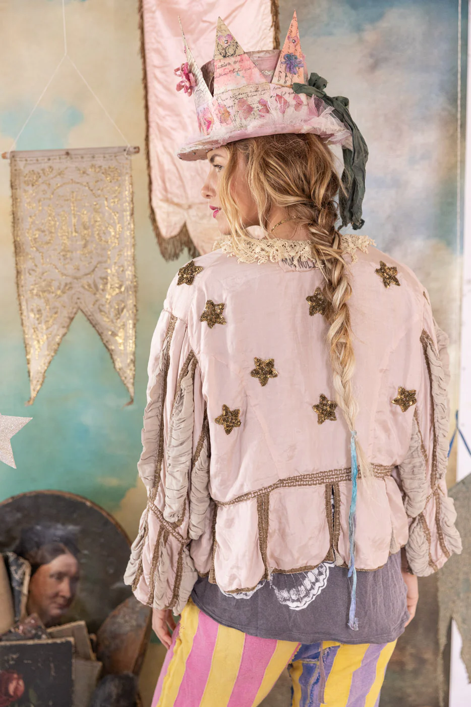 Silk Cropped Monique Jacket - Image 8