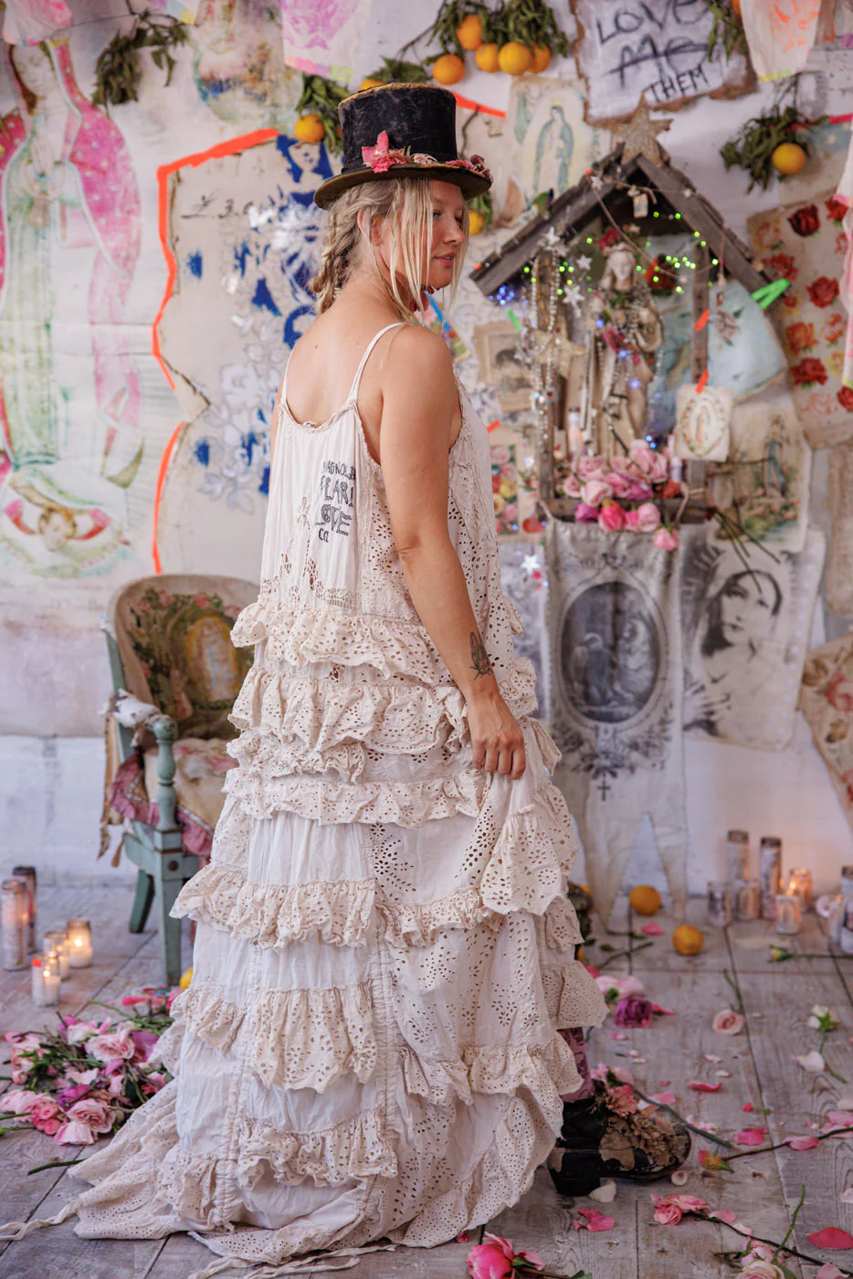 Eyelet Cami Delana Dress - Image 6