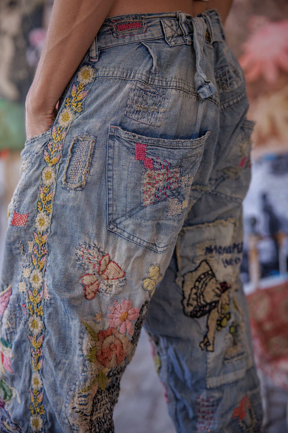 Embroidered Toby Miner Denims - Image 12