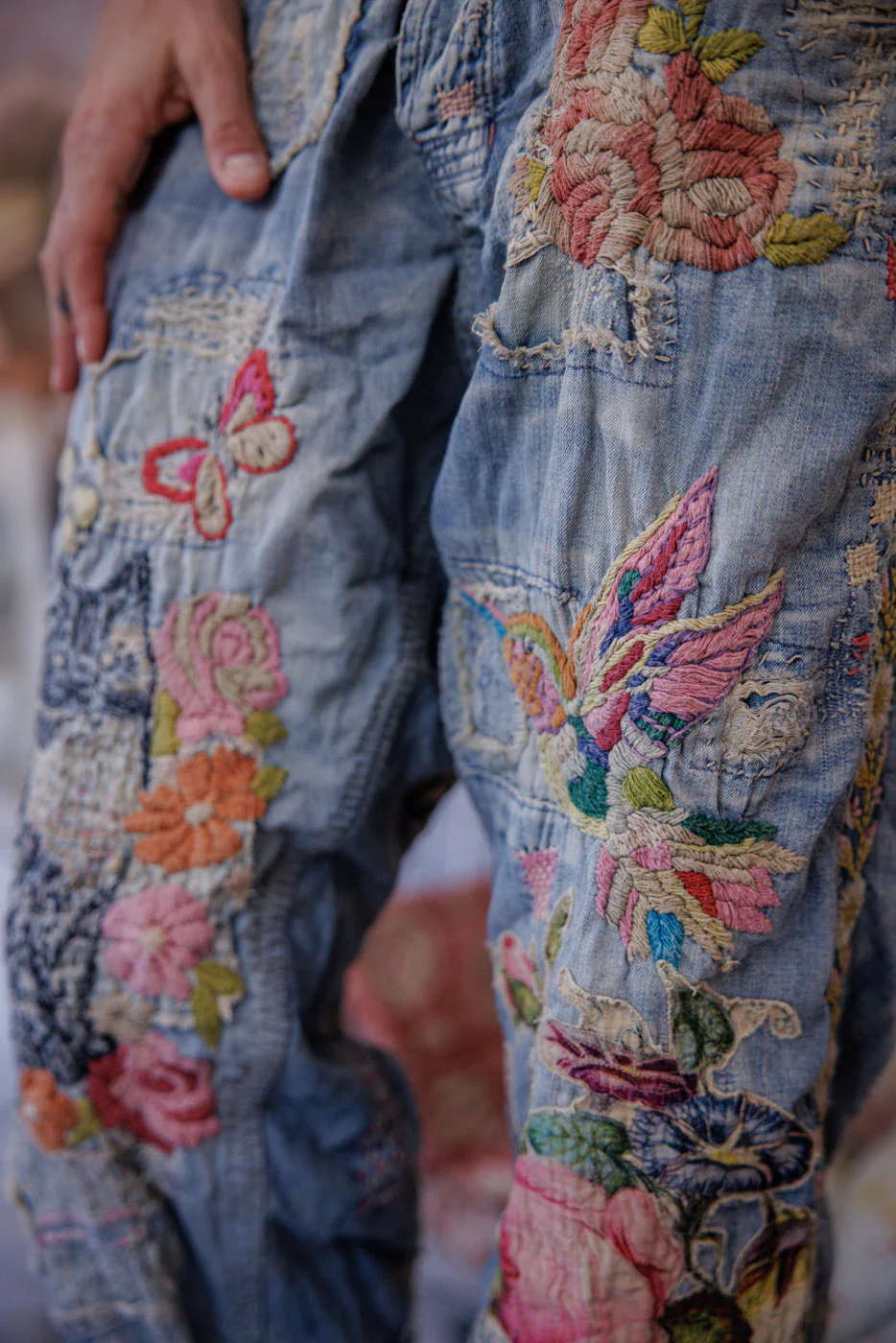 Embroidered Toby Miner Denims - Image 3