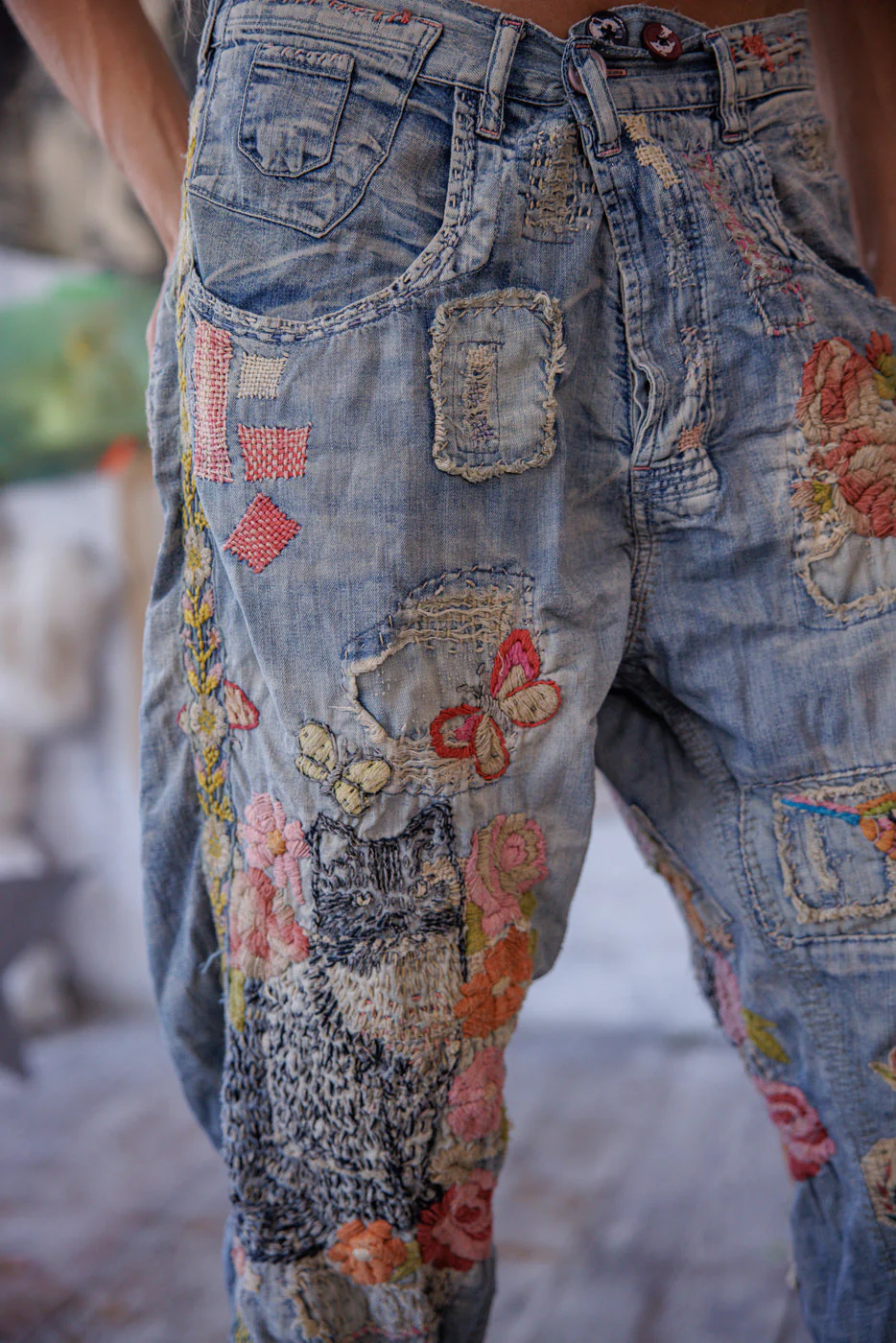 Embroidered Toby Miner Denims - Image 4