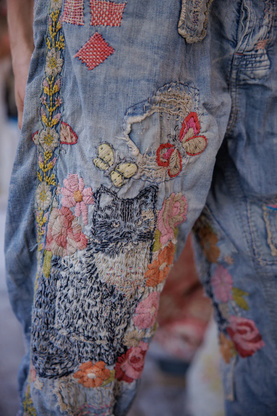 Embroidered Toby Miner Denims - Image 6