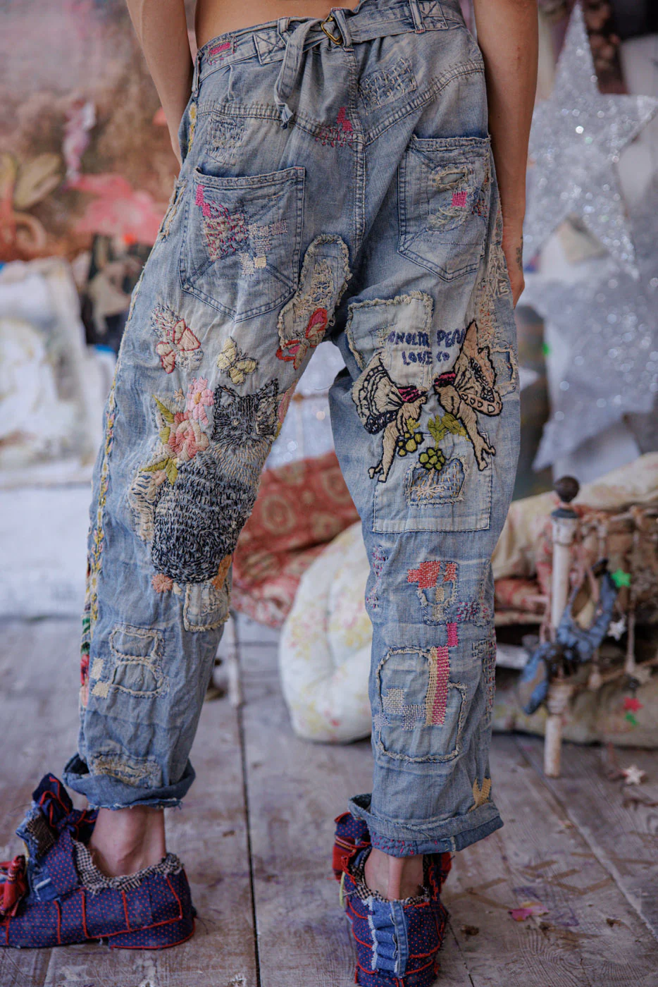 Embroidered Toby Miner Denims - Image 8