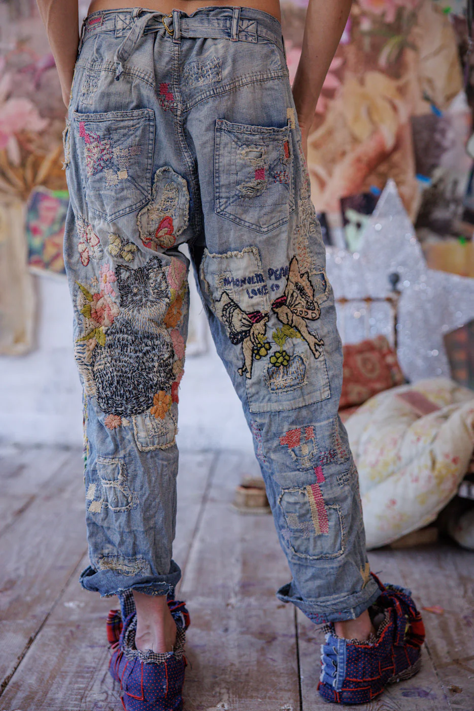 Embroidered Toby Miner Denims - Image 9