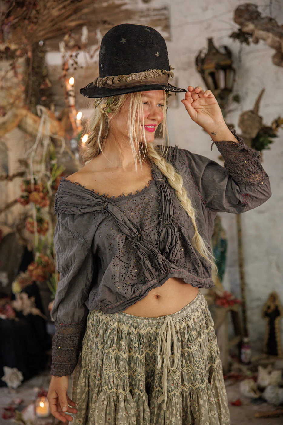 Eyelet Nonnie Belle Blouse - Image 2
