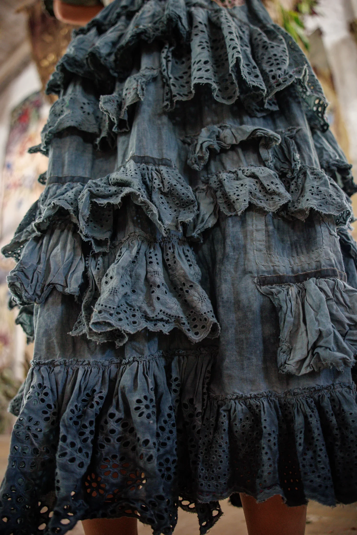 Eyelet Ruffle Guapa Skirt - Image 5