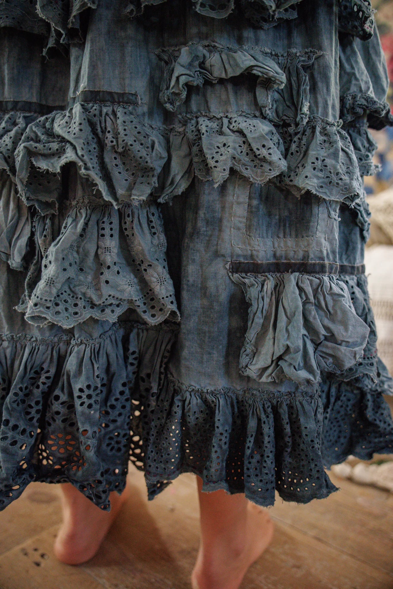 Eyelet Ruffle Guapa Skirt - Image 7