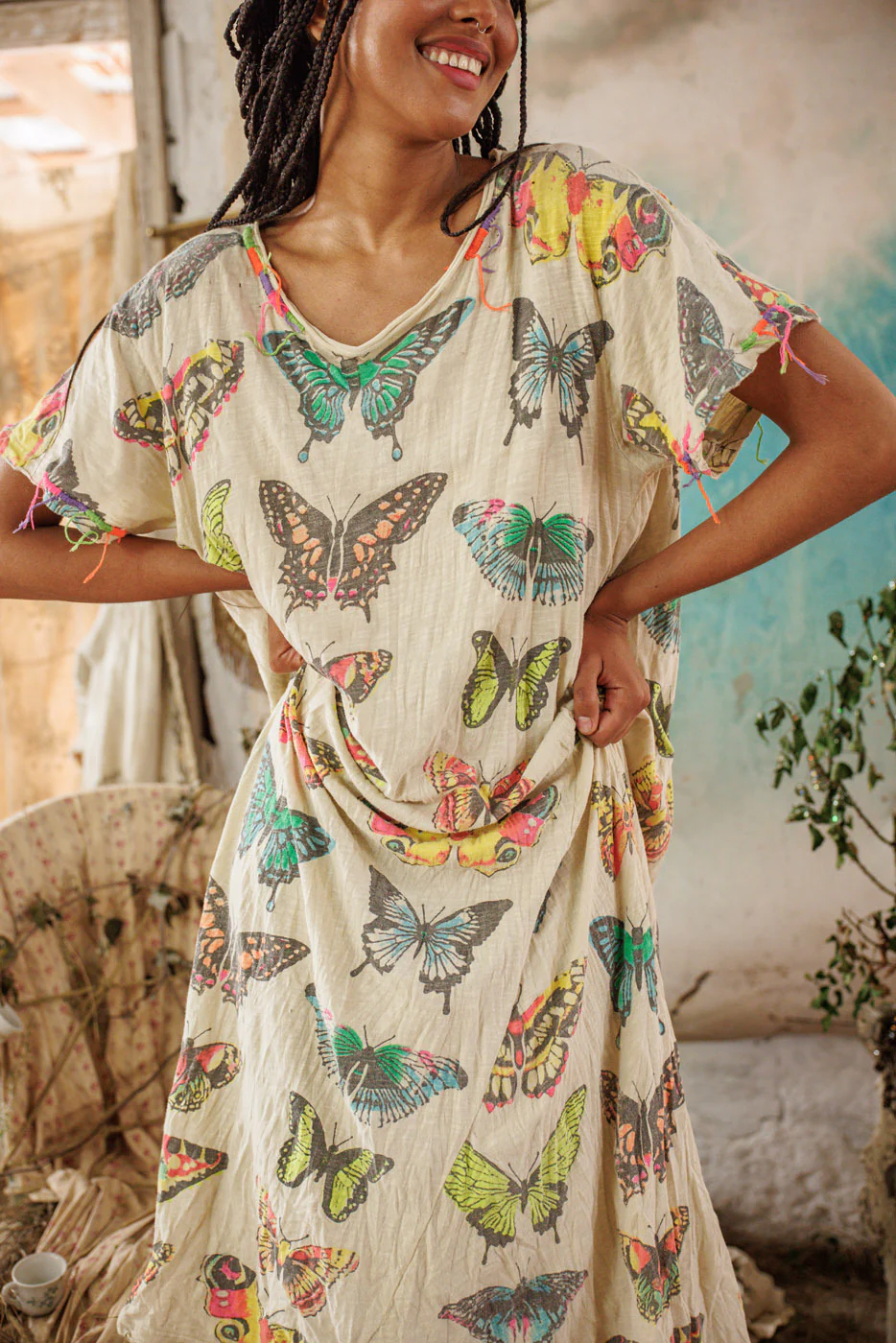 Flight Of The Butterfly Tee Dress - Image 2
