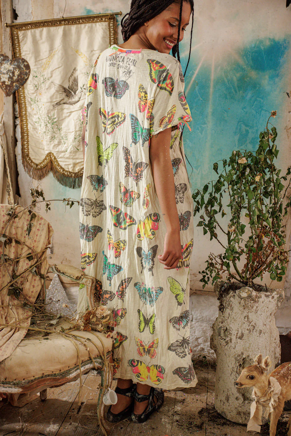 Flight Of The Butterfly Tee Dress - Image 5
