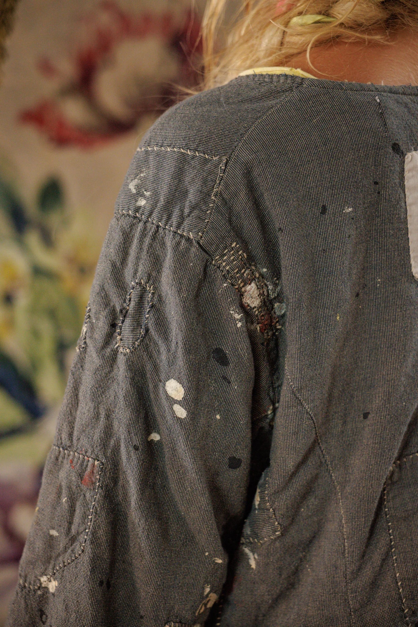 Leni Coat with Paint - Image 11