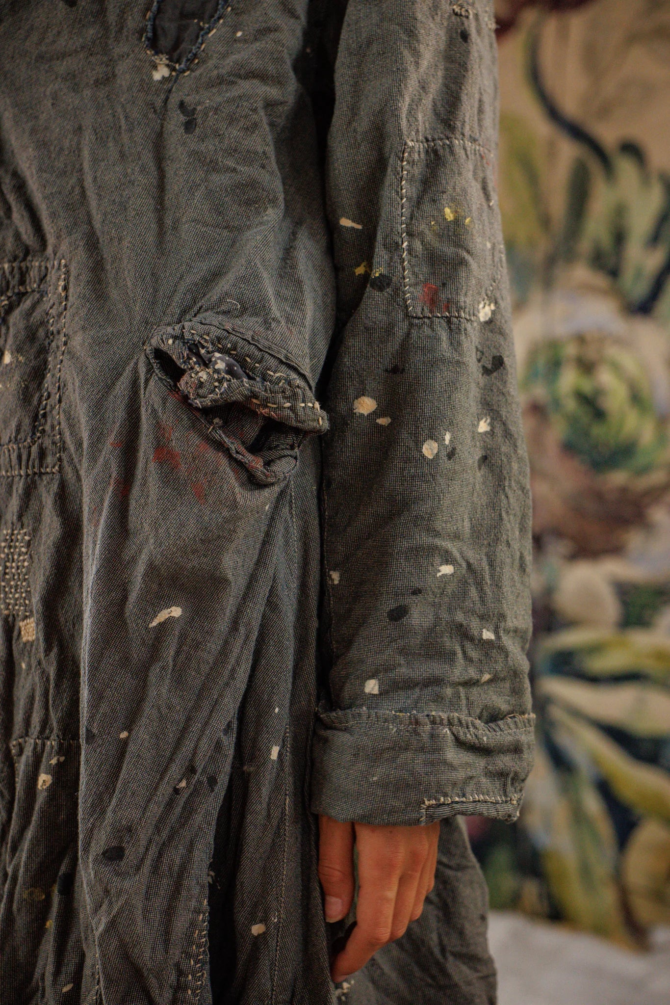 Leni Coat with Paint - Image 4