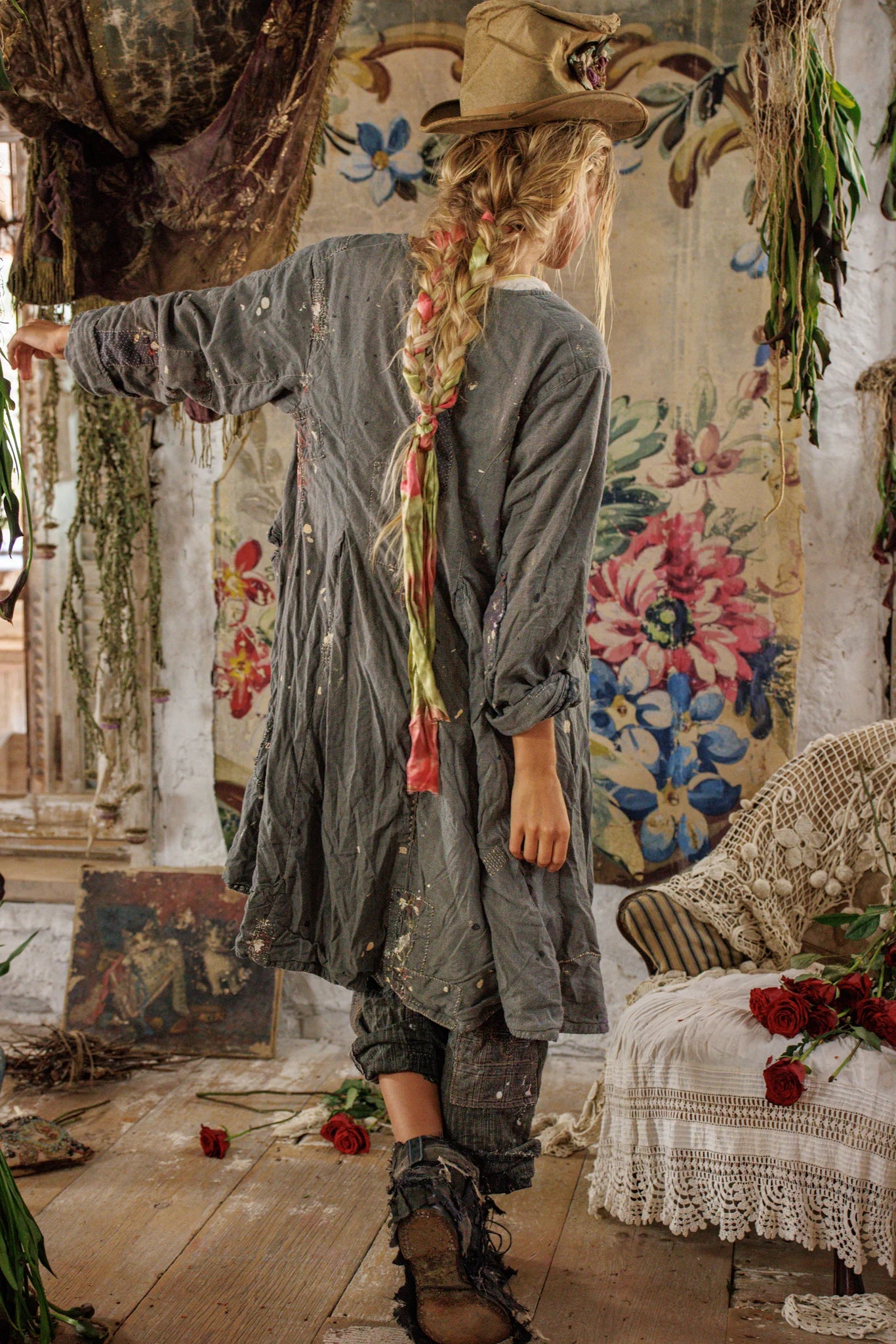 Leni Coat with Paint - Image 7