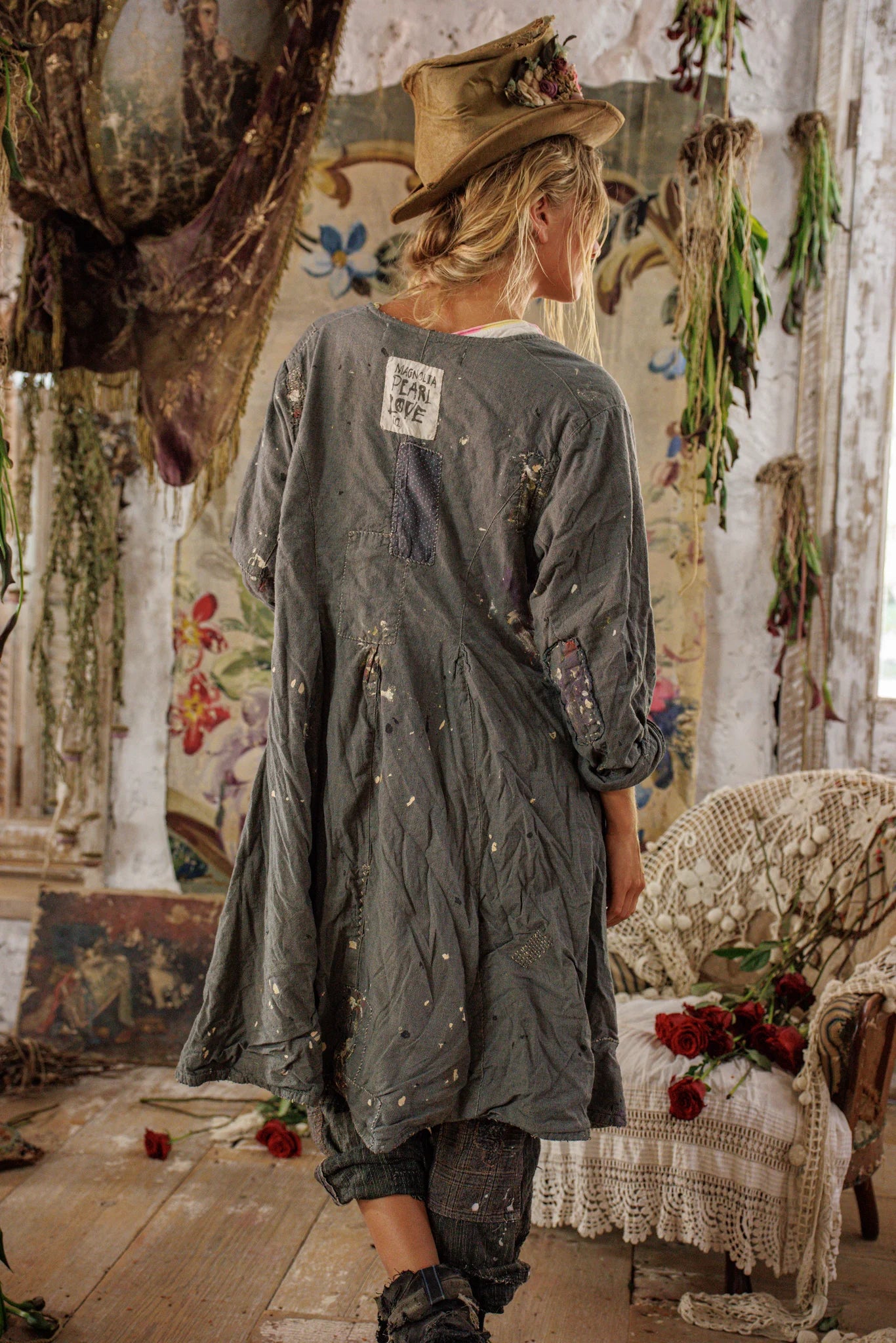 Leni Coat with Paint - Image 9