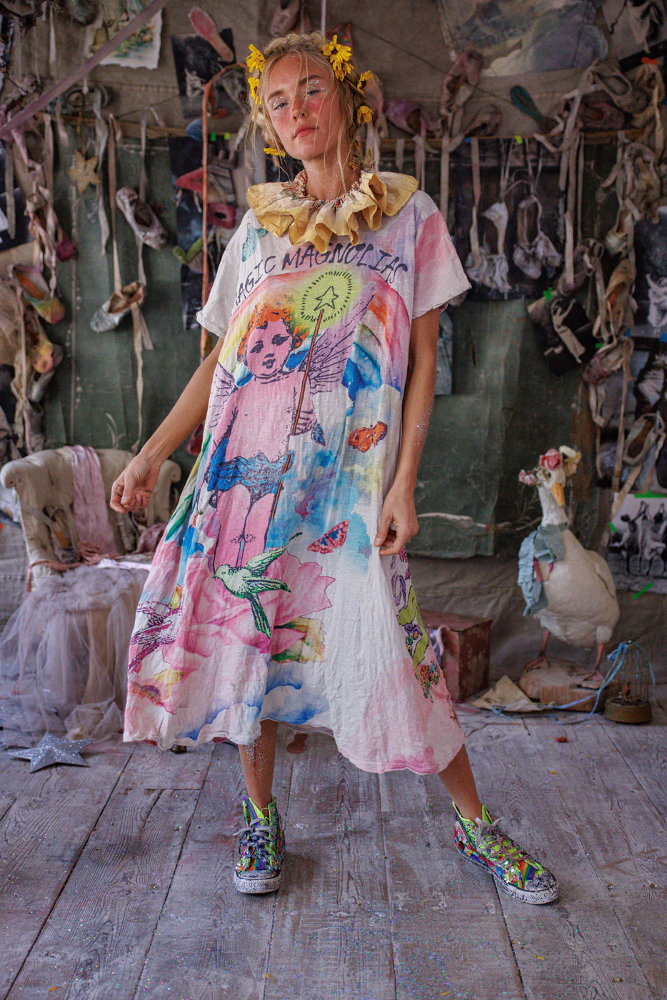 Magic Magnolias Tee Dress