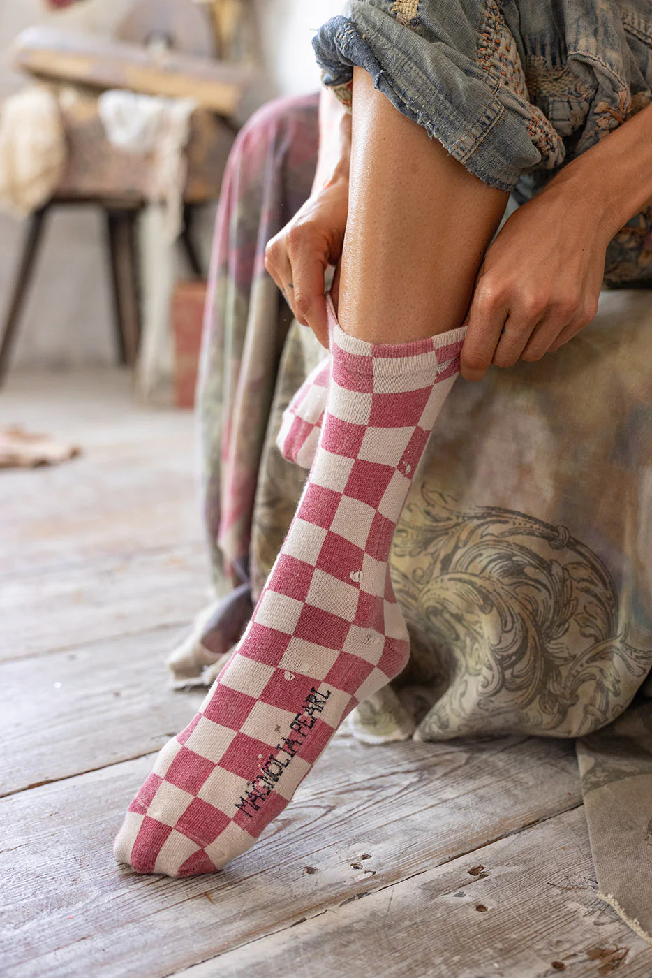 Checkered MP Socks