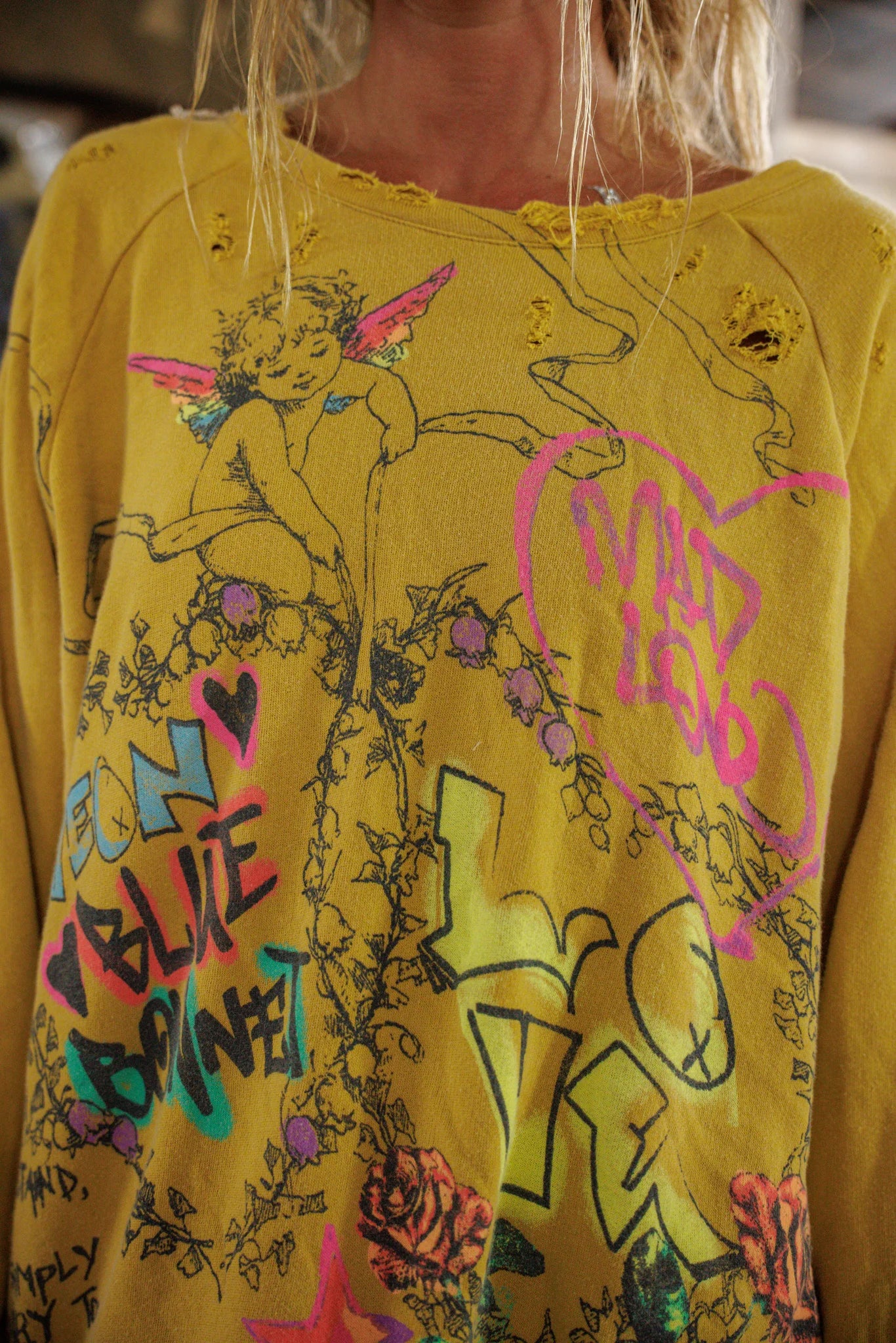 Neon Bluebonnet Richi Sweatshirt - Image 4
