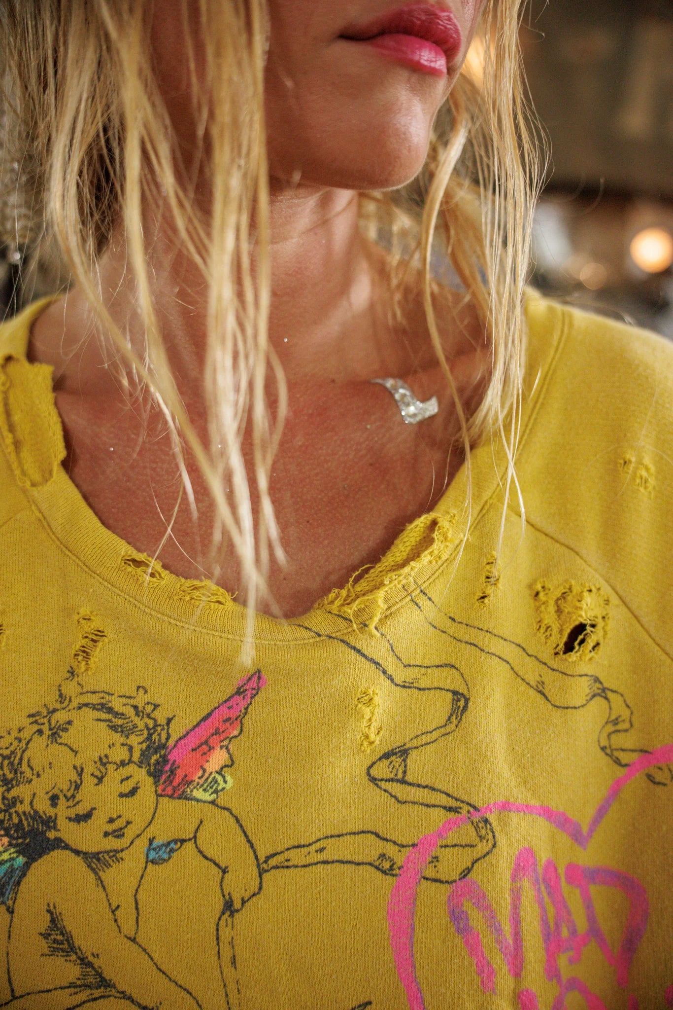 Neon Bluebonnet Richi Sweatshirt - Image 9
