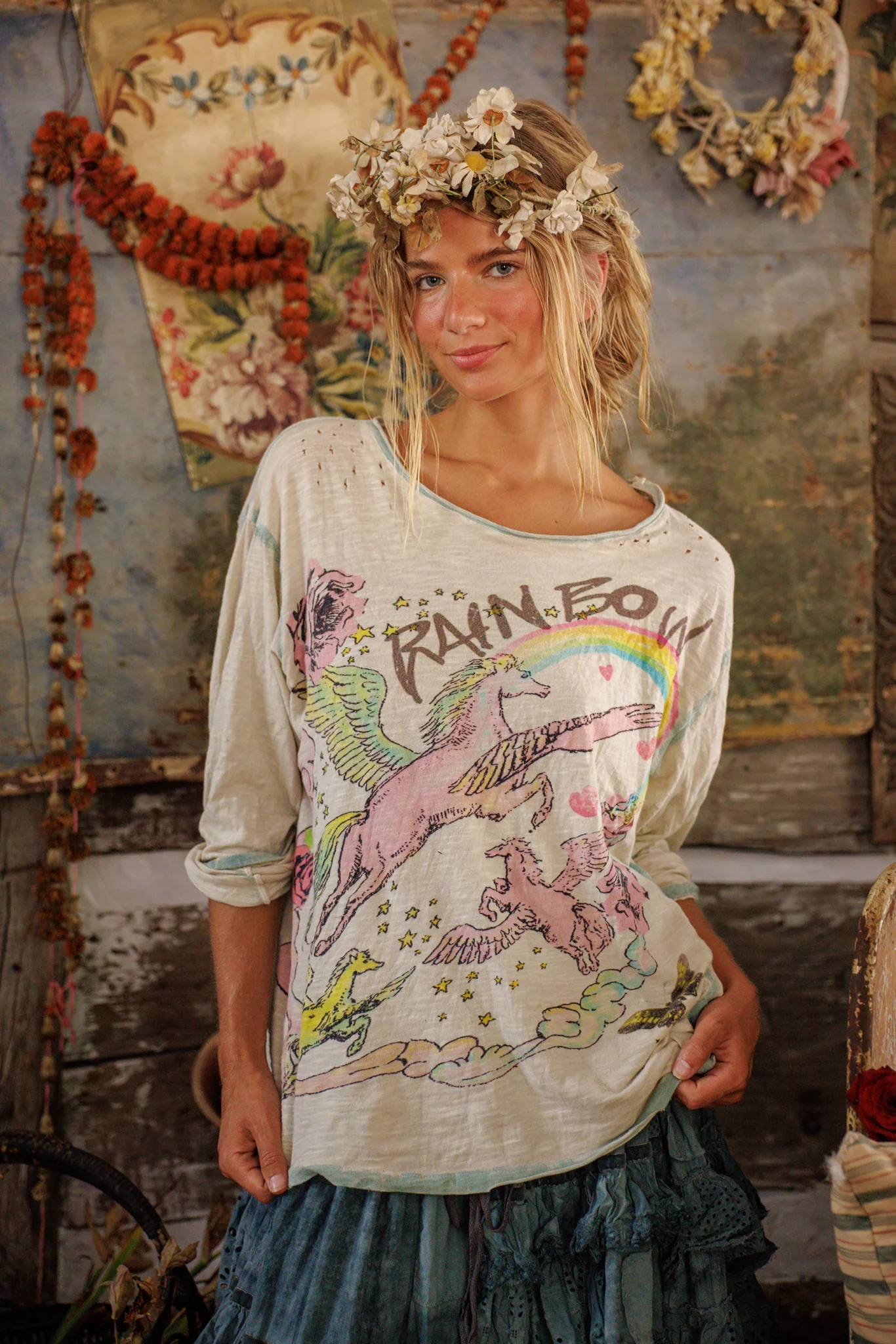 Rainbow Pegasus Viggo Tee - Image 2