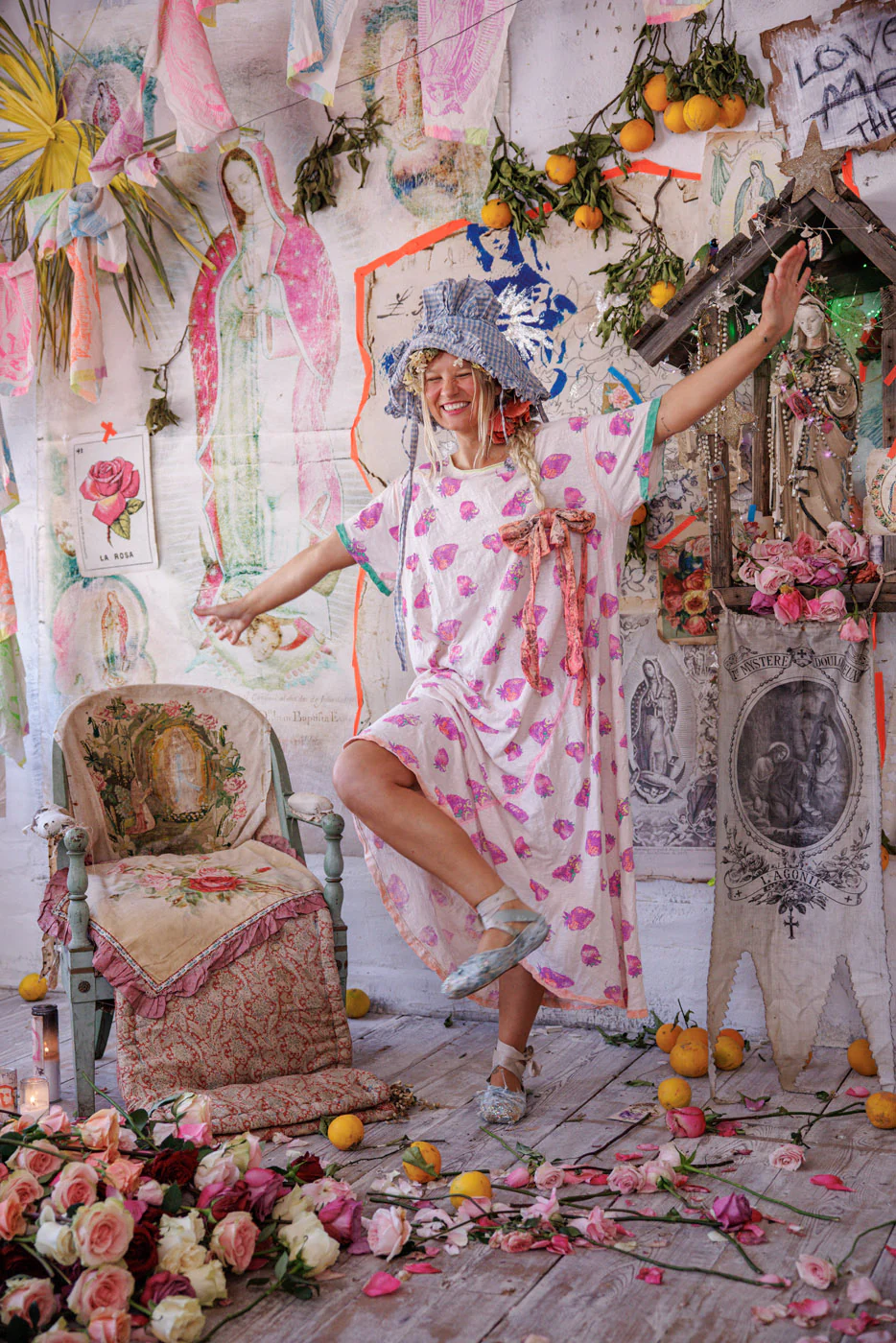 Strawberry Tee Dress - Image 2