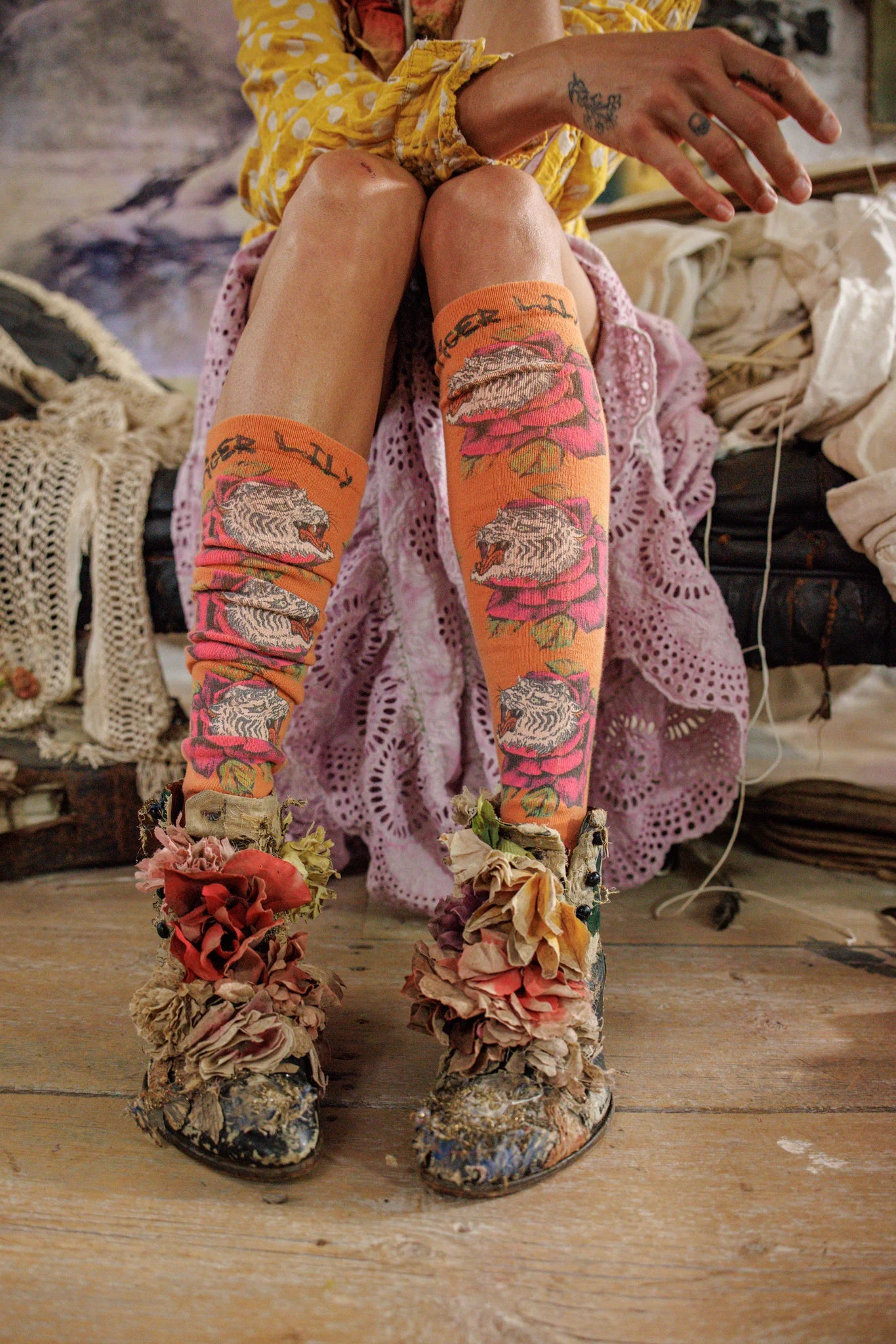 Tigerlily OTK Socks - Image 2