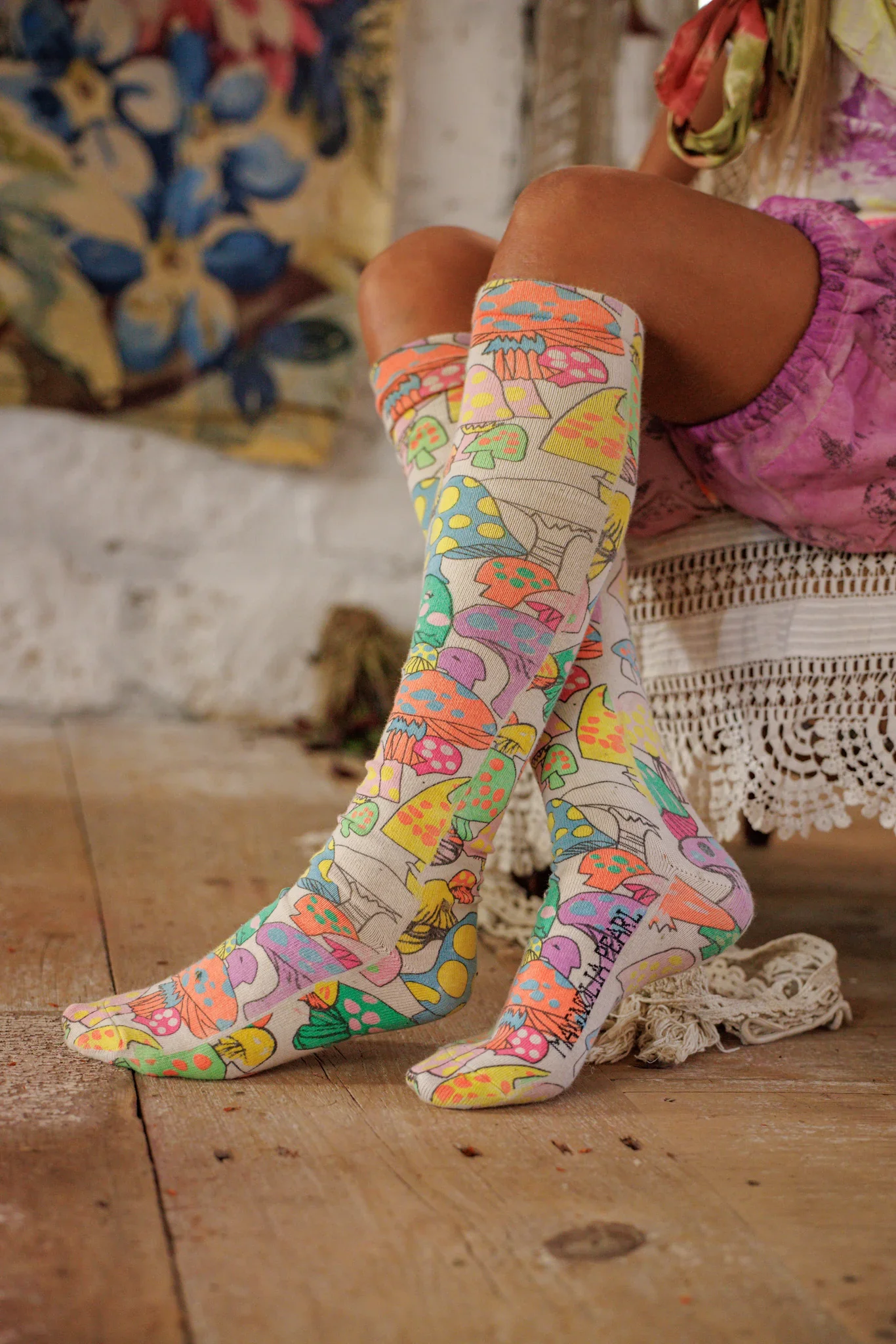 Wonderland OTK Socks - Image 4