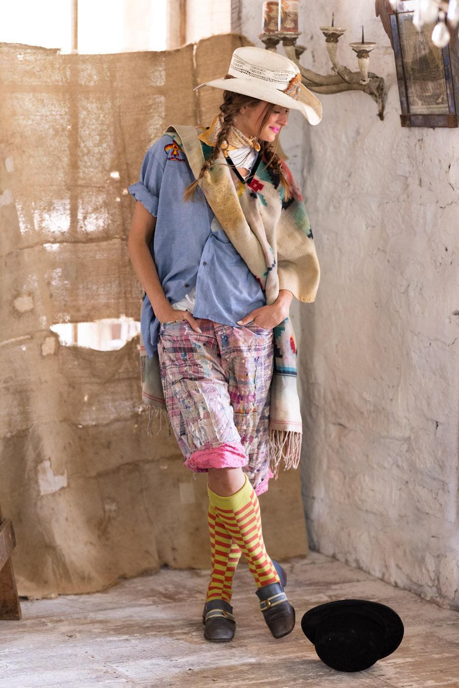 Patchwork Miner Shorts