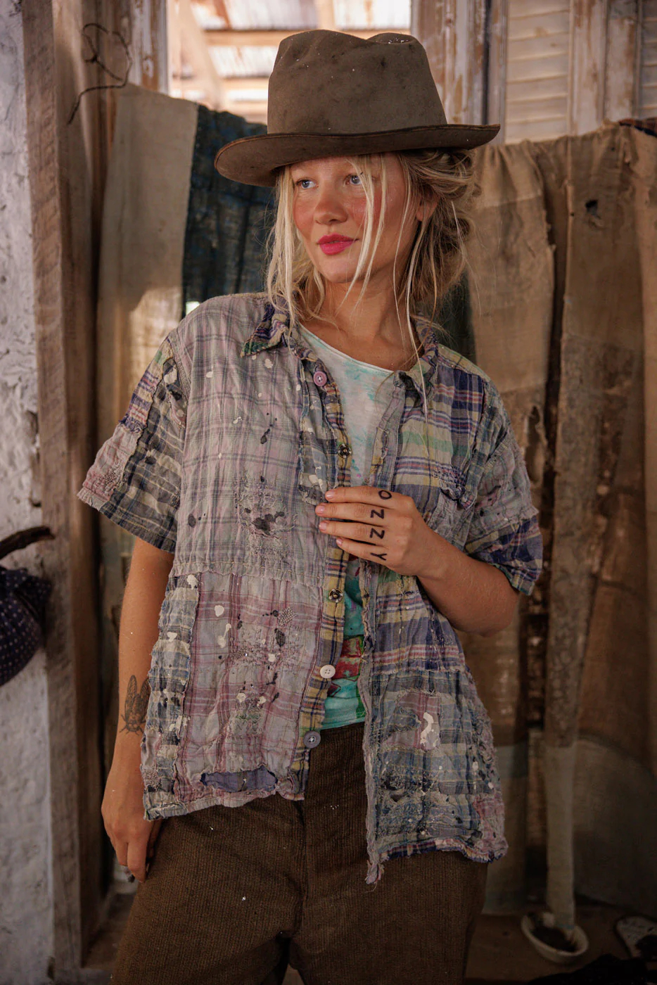 YD Patchwork Perletta Shirt