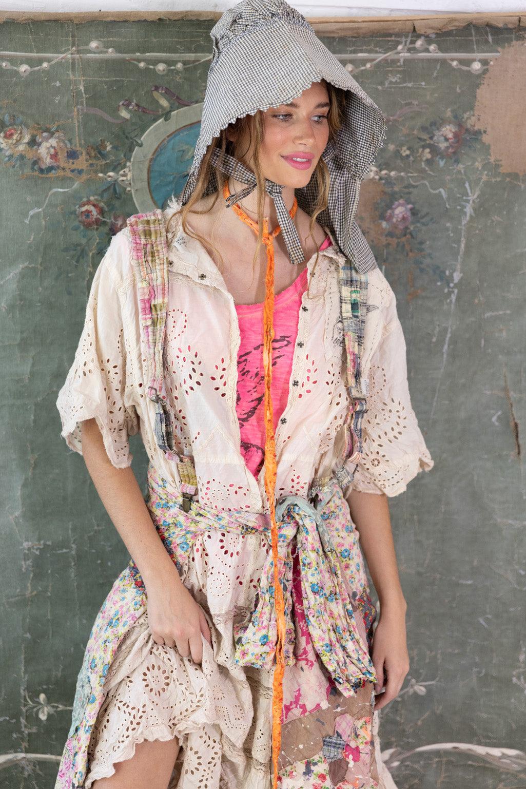 Patchwork Shea Suspenders